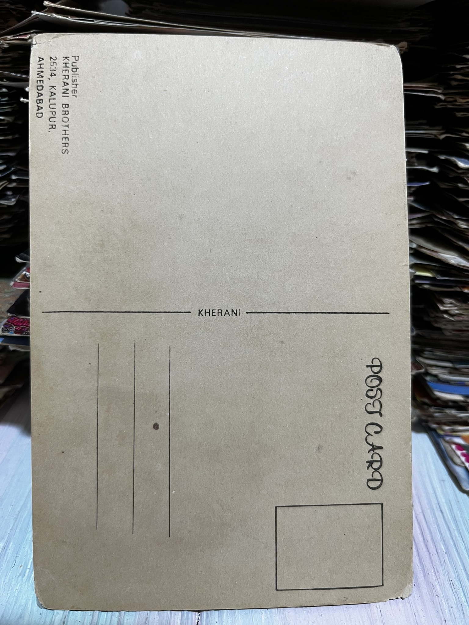 Mandakini * Vintage Bollywood Postcard * (Kherani) (WN) - Image 2