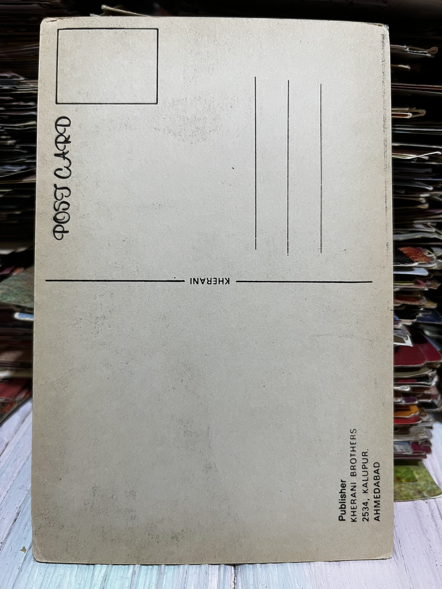 Mandakini * Vintage Bollywood Postcard * (Kherani) (WN) - Image 2