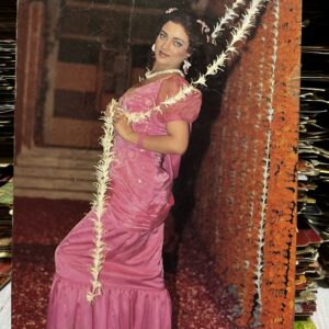 Mandakini * Vintage Bollywood Postcard * (Royal Calendars) (PC-535)