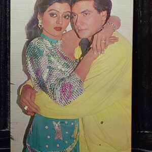 Bhanupriya Jeetendra * Vintage Bollywood Postcard * (Ruby) (110)