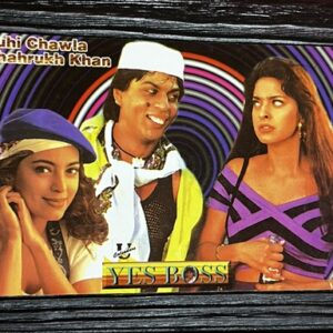 Juhi Chawla Shahrukh Khan* Vintage Bollywood Postcard * (UC) (WN)