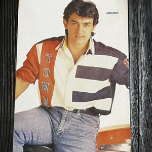 Aamir Khan * Vintage Bollywood Postcard * (Jain) (WN)
