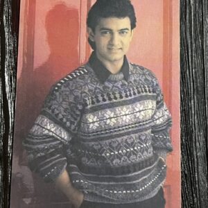Aamir Khan * Vintage Bollywood Postcard * (PC) (PC-1582)