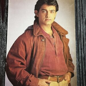 Aamir Khan * Vintage Bollywood Postcard * (BAR) (2176)