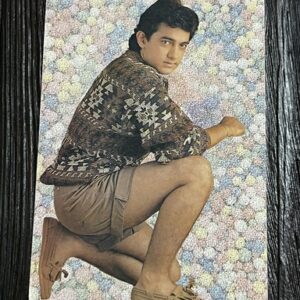 Aamir Khan * Vintage Bollywood Postcard * (NCC) (4151)