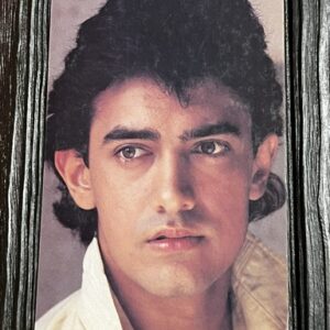Aamir Khan * Vintage Bollywood Postcard * (BAR) (1156)