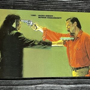 Mithun Chakraborty Jackie Shroff * Vintage Bollywood Postcard * (PC) (1580)