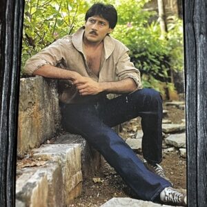 Jackie Shroff * Vintage Bollywood Postcard * (RC) (PC 264)