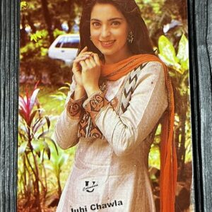 Juhi Chawla * Vintage Bollywood Postcard * (UC) (WN)