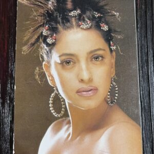 Juhi Chawla * Vintage Bollywood Postcard * (Twins) (WN)
