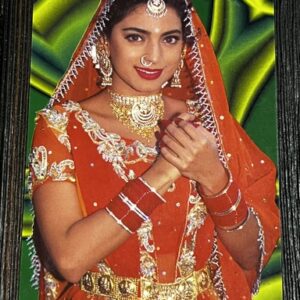 Juhi Chawla * Vintage Bollywood Postcard * (Ruby) (WN)