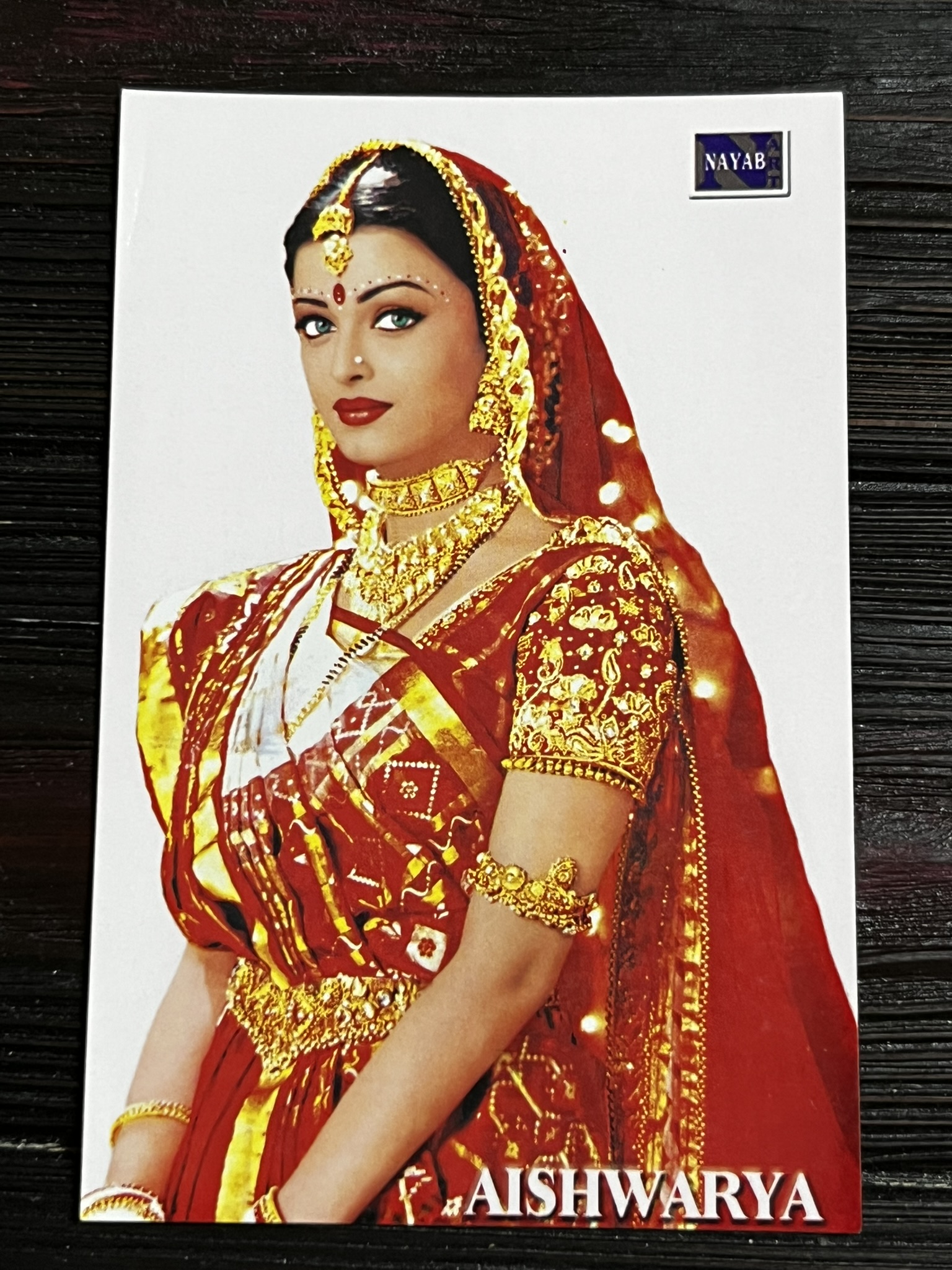 Aishwarya Rai Bachchan * Vintage Bollywood Postcard * (Nayab) (WN)