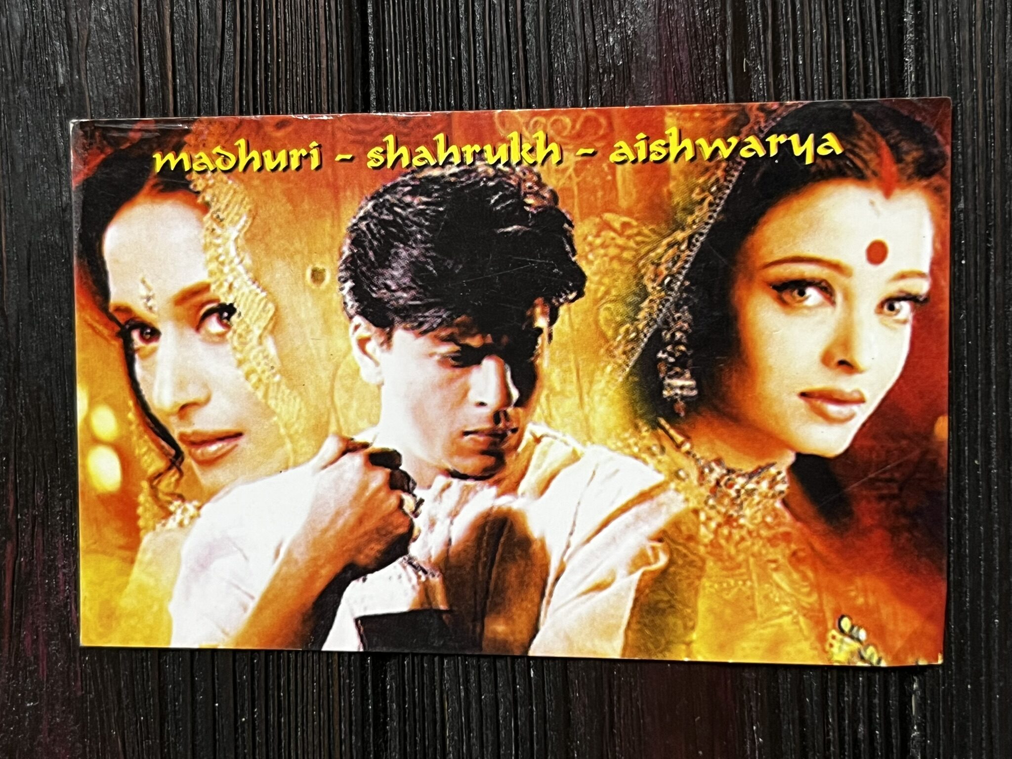 Aishwarya Rai Bachchan Shahrukh Khan Madhuri * Vintage Bollywood Postcard * (WN) (WN)