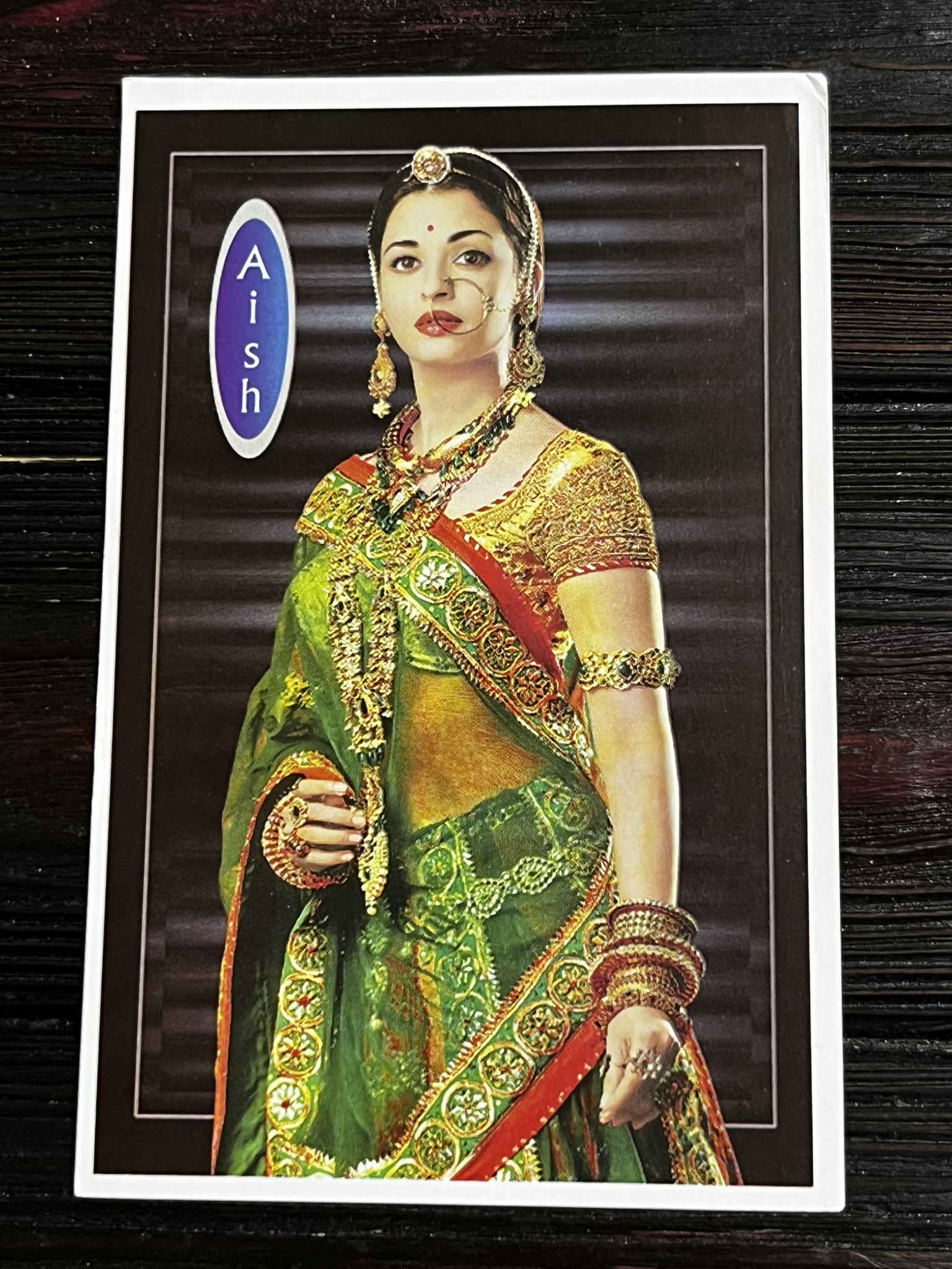 Aishwarya Rai Bachchan * Vintage Bollywood Postcard * (Bharat) (WN)
