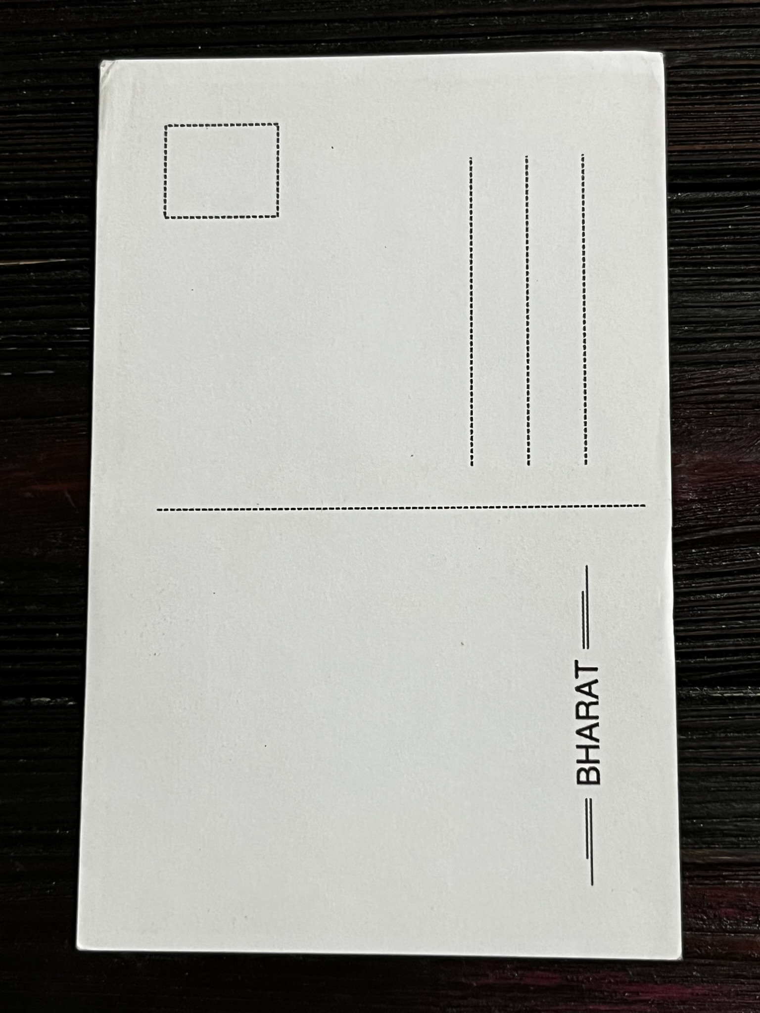 Aishwarya Rai Bachchan * Vintage Bollywood Postcard * (Bharat) (WN) - Image 2