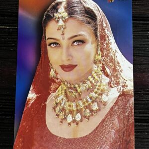 Aishwarya Rai Bachchan * Vintage Bollywood Postcard * (BAP) (WN)