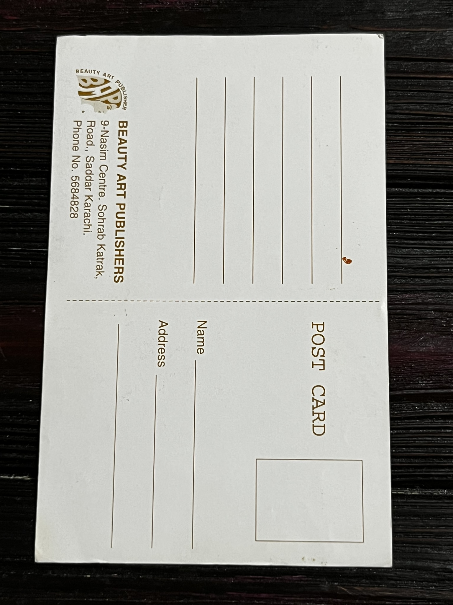 Aishwarya Rai Bachchan * Vintage Bollywood Postcard * (BAP) (WN) - Image 2