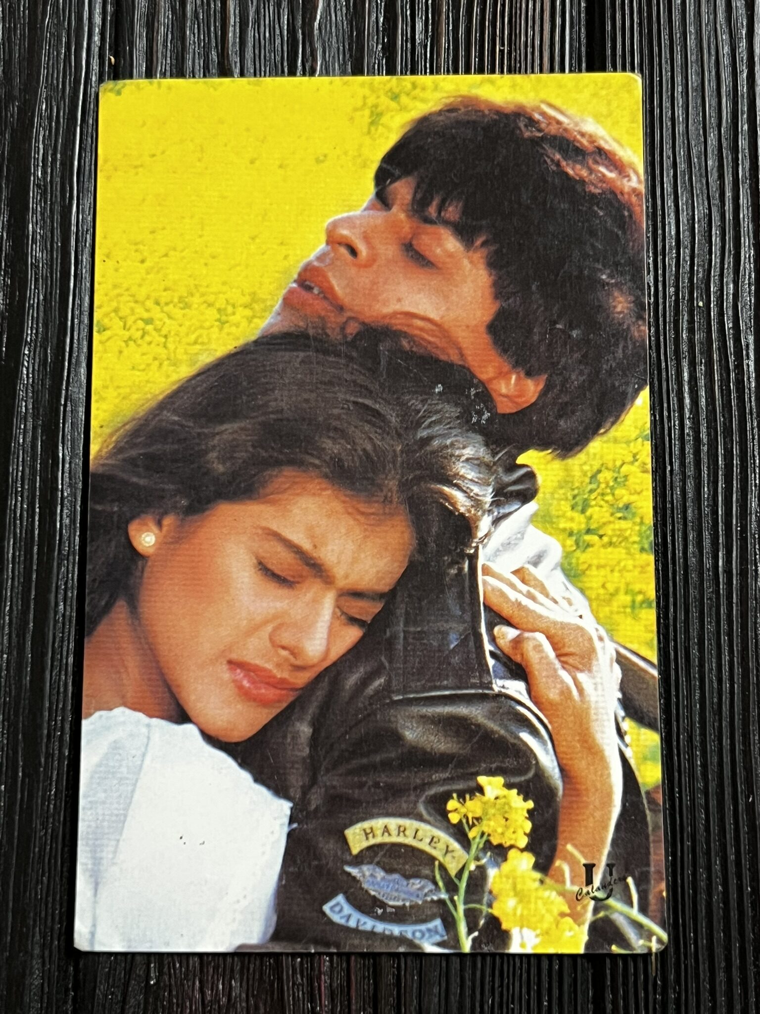 Kajol Devgn Shah Rukh Khan * Vintage Bollywood Postcard * (UC) (WN)