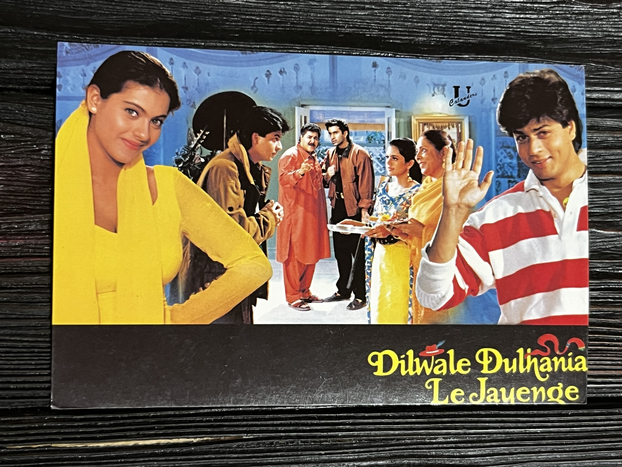 Kajol Devgn Shah Rukh Khan * Vintage Bollywood Postcard * (UC) (WN)
