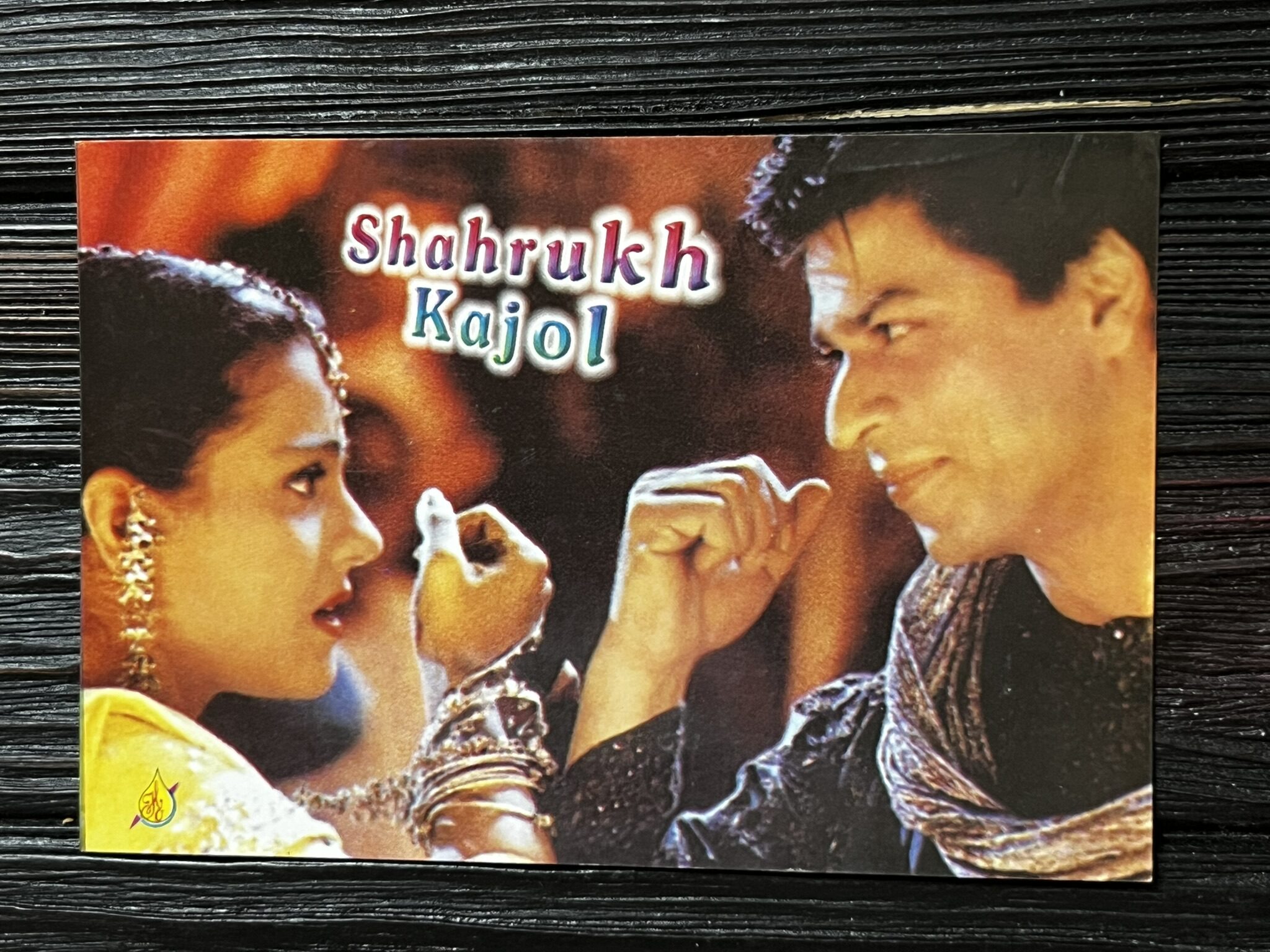 Kajol Devgn Shah Rukh Khan * Vintage Bollywood Postcard * (WN) (WN)