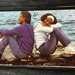 Kajol Devgn Shah Rukh Khan * Vintage Bollywood Postcard * (UC) (WN)