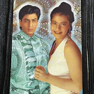 Kajol Devgn Shah Rukh Khan * Vintage Bollywood Postcard * (HINA) (WN)