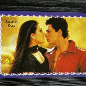 Kajol Devgn Shah Rukh Khan * Vintage Bollywood Postcard * (Premi) (WN)