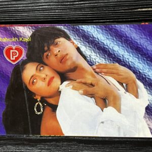 Kajol Devgn Shah Rukh Khan * Vintage Bollywood Postcard * (Premi) (WN)