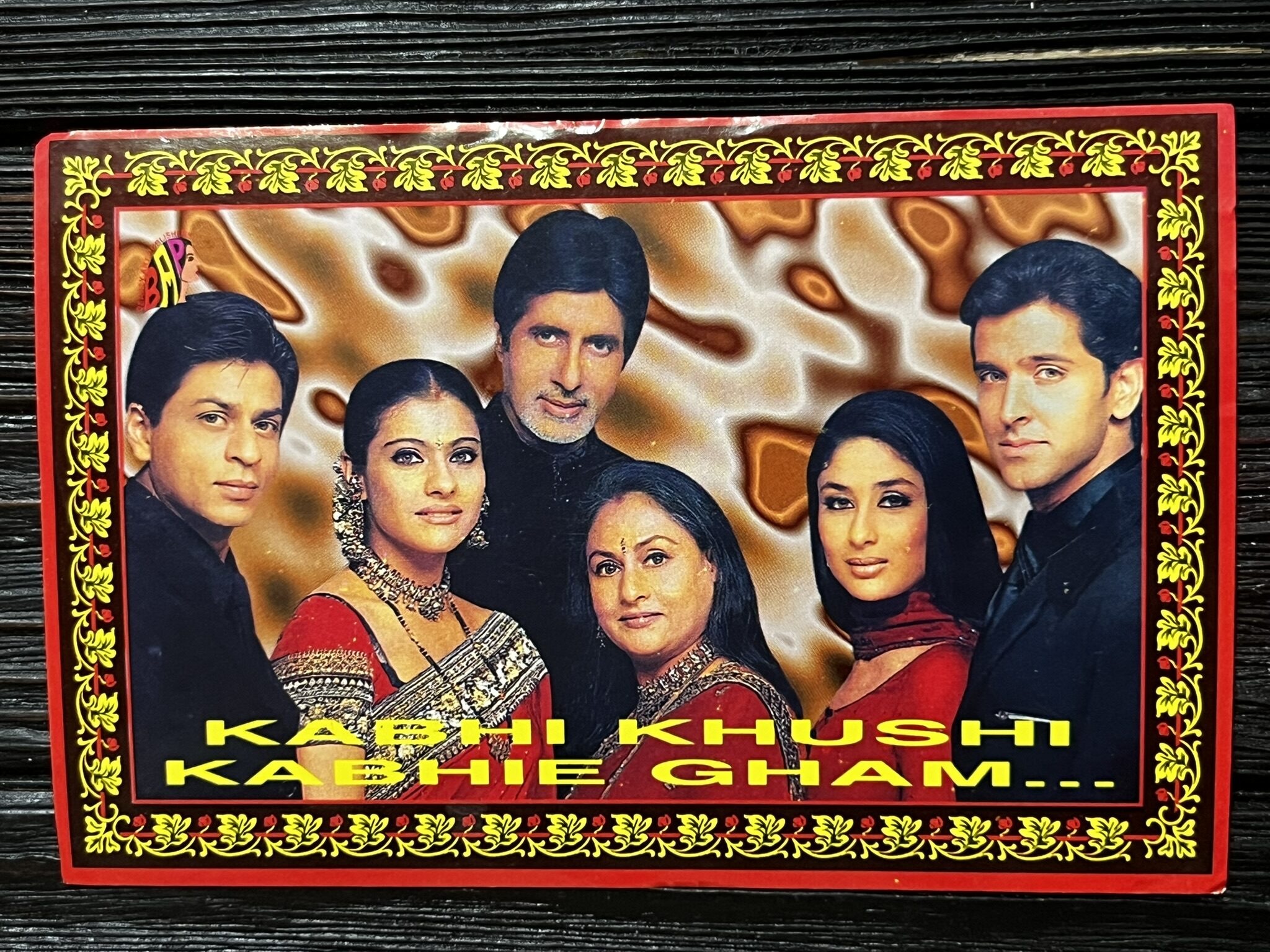 Kajol Devgn Shah Rukh Khan Amitabh Kareena Hrithik Jaya* Vintage Bollywood Postcard * (BAP) (WN)