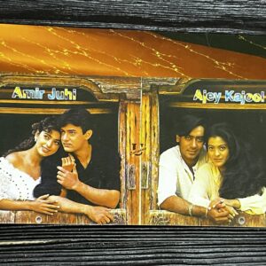 Kajol Ajay Devgn Juhi Chawla Aamir Khan * Rare Bollywood Postcard * (UC) (WN)