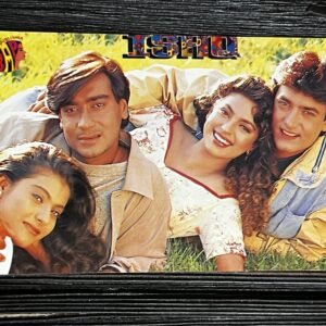 Kajol Ajay Devgn Juhi Chawla Aamir Khan * Rare Bollywood Postcard * (BAP) (WN)