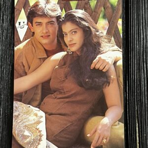 Kajol Devgn Aamir Khan* Vintage Bollywood Postcard * (UC) (WN)