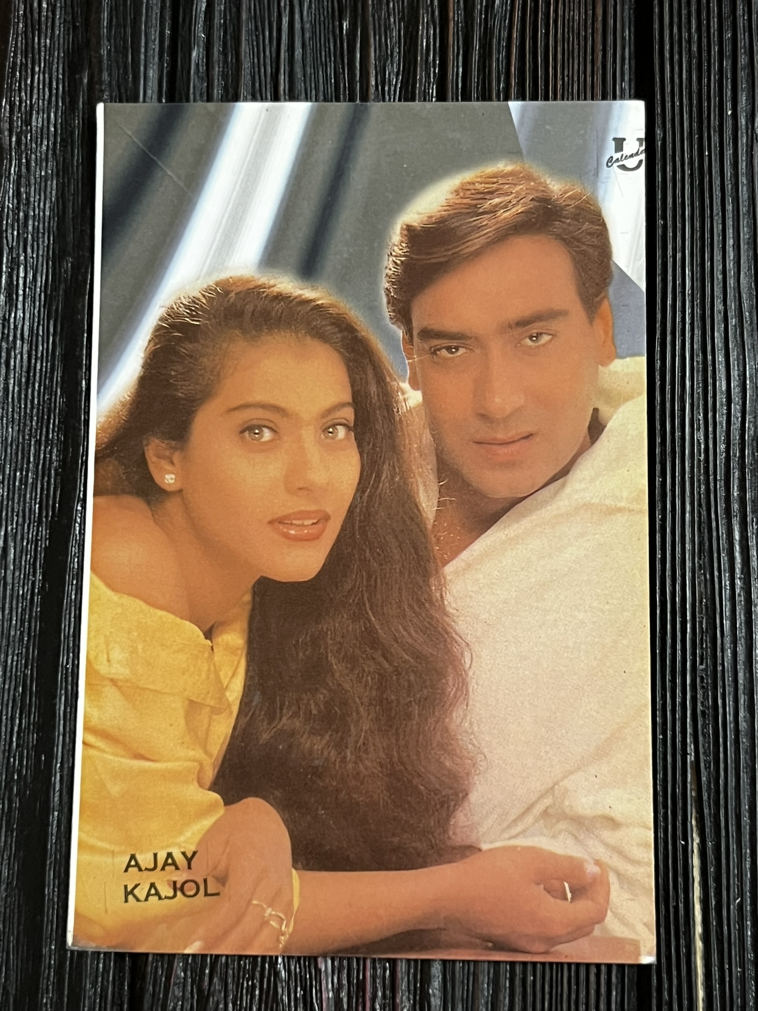 Kajol Devgn Ajay Devgn* Vintage Bollywood Postcard * (UC) (WN)