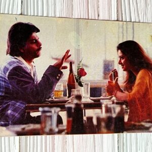 Sridevi Shah Rukh Khan * Vintage Bollywood Postcard * (VPP) (4060)