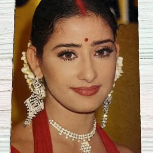 Manisha Koirala * Vintage Bollywood Postcard * (NCC) (4835)