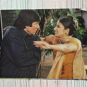 Manisha Koirala Amitabh Bachchan * Vintage Bollywood Postcard * (Jain) (1509)