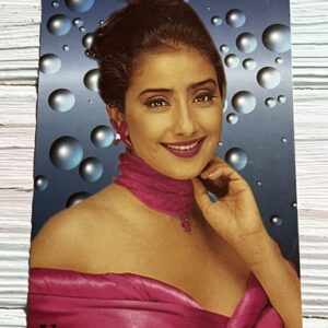 Manisha Koirala * Vintage Bollywood Postcard * (UC) (WN)