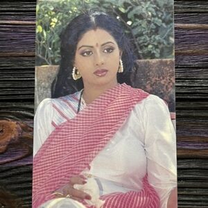 Sridevi * Vintage Bollywood Postcard * (Ruby) (180)