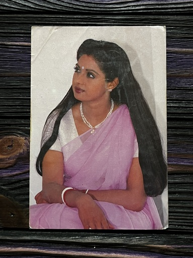 Sridevi * Vintage Bollywood Postcard * (BAP) (883)