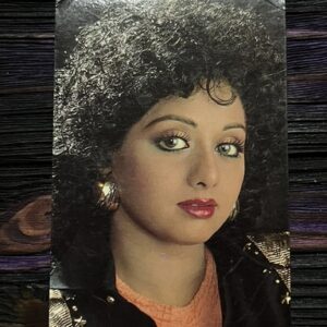 Sridevi * Vintage Bollywood Postcard * (Ruby) (549)
