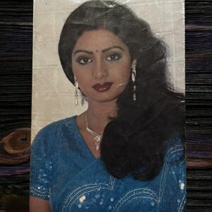 Sridevi * Vintage Bollywood Postcard * (BAP) (728)