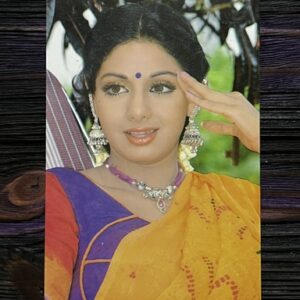 Sridevi * Vintage Bollywood Postcard * (Ruby) (591)