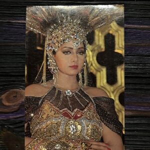 Sridevi * Vintage Bollywood Postcard * (Ruby) (547)
