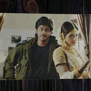 Sridevi Shah Rukh Khan * Vintage Bollywood Postcard * (Jain) (7764)