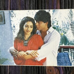Sridevi Shah Rukh Khan * Vintage Bollywood Postcard * (Jain) (7879)