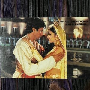 Manisha Koirala Amitabh Bachchan * Vintage Bollywood Postcard * (PC) (119)