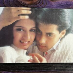 Bhagyashree Patwardhan Salman Khan * Vintage Bollywood Postcard * (Venus) (760)