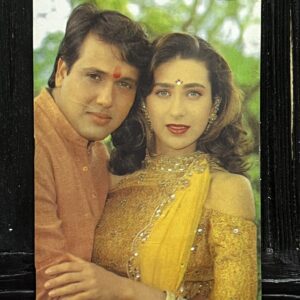 Karishma Kapoor Govinda* Vintage Bollywood Postcard * (UC) (WN)
