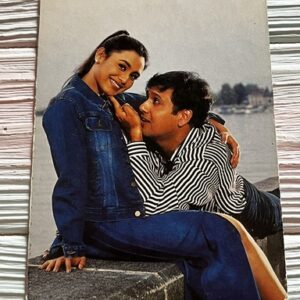 Rani Mukerji Govinda * Vintage Bollywood Postcard * (Jain) (WN)