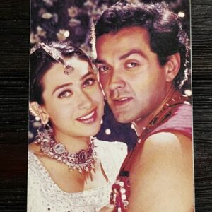 Karishma Kapoor Bobby Deol * Vintage Bollywood Postcard * (Twins) (WN)